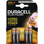 DURACELL PILA ALCALINA PLUS POWER AAA 4-PACK 394018457